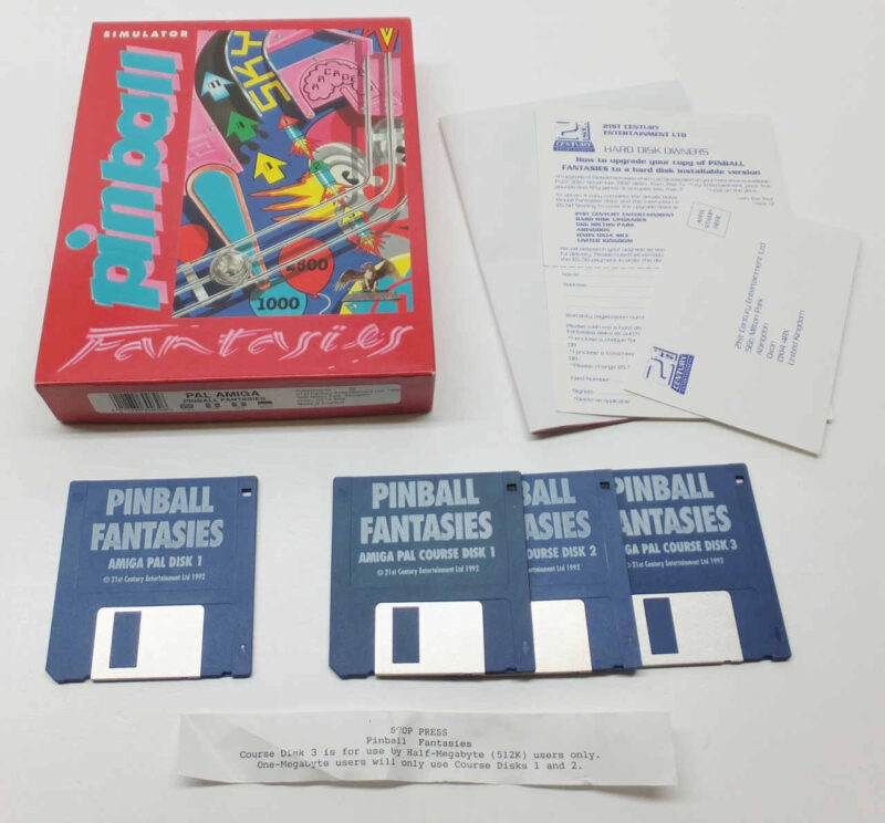 Pinball Fantasies Commodore Amiga Game Commodore Amiga 5