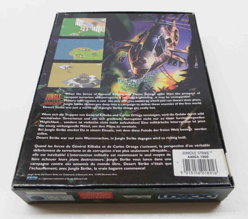 Jungle Strike Commodore Amiga 1200 Game Commodore Amiga 9