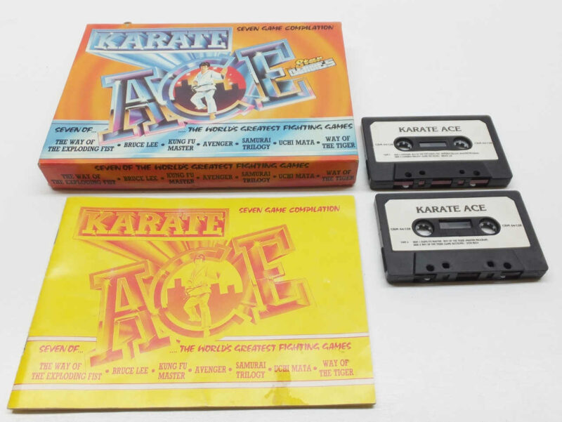 Karate Ace Commodore 64 Cassette Game Bundle Commodore 64