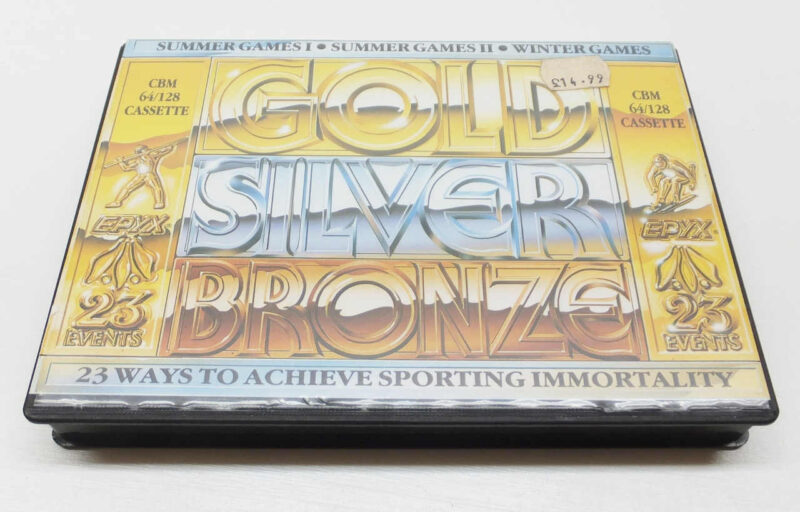 Gold, Silver, Bronze Commodore 64 Cassette Game Bundle Commodore 64 3