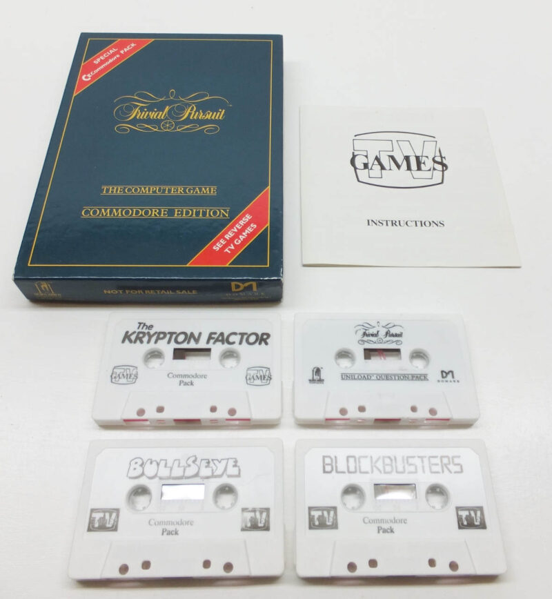 Trivial Pursuit / TV Games Commodore 64 Cassette Game Bundle Commodore 64 21