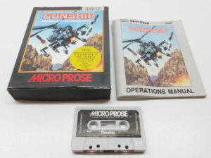 Gunship Commodore 64 Cassette Game Commodore 64