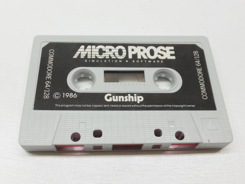 Gunship Commodore 64 Cassette Game Commodore 64 5