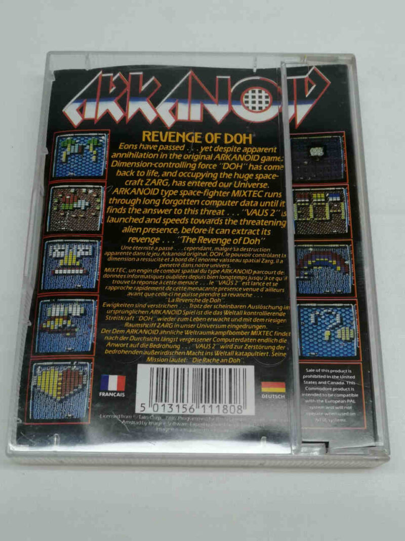 Arkanoid Revenge Of Doh Commodore 64 Cassette Game Commodore 64 7