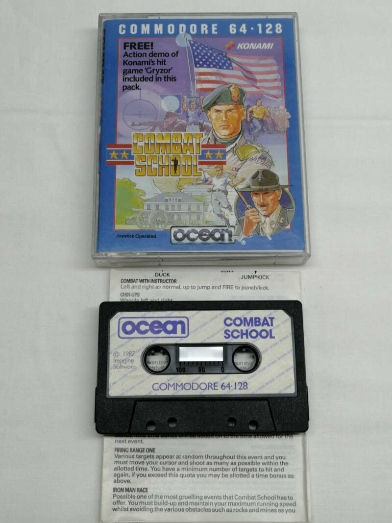 Combat School Commodore 64 Cassette Game Commodore 64 7