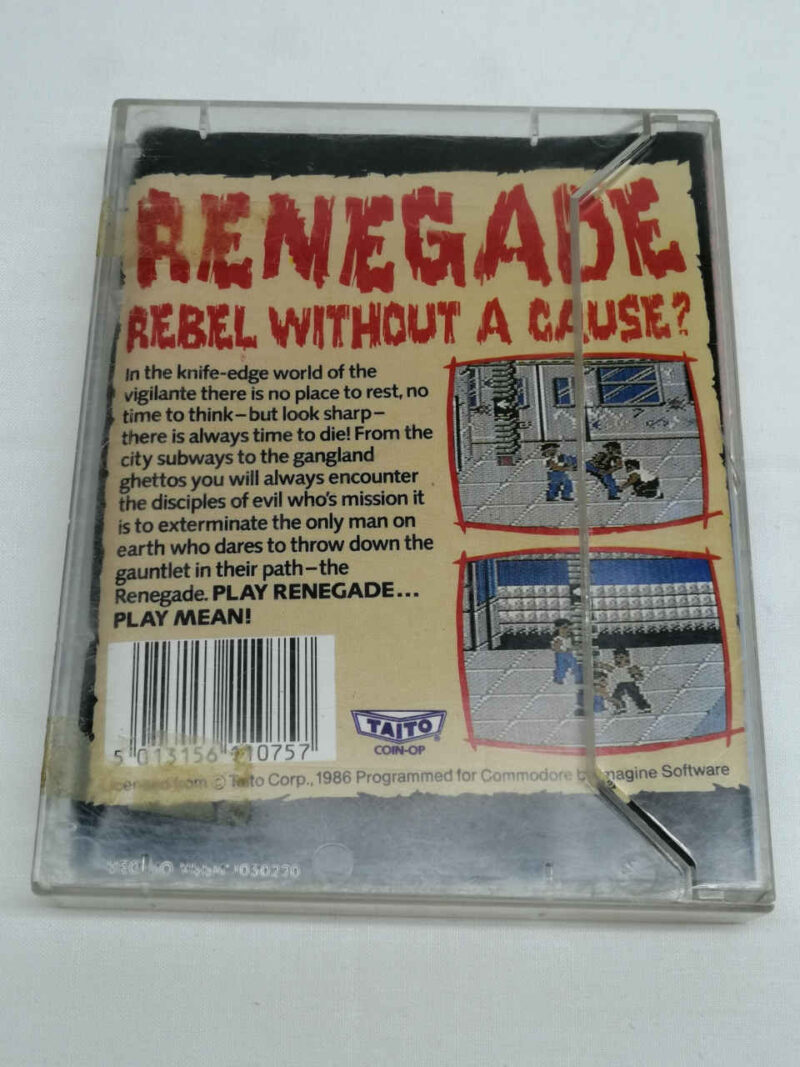 Renegade Commodore 64 Cassette Game Commodore 64 5