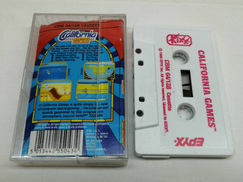 California Games Commodore 64 Cassette Game Commodore 64 3