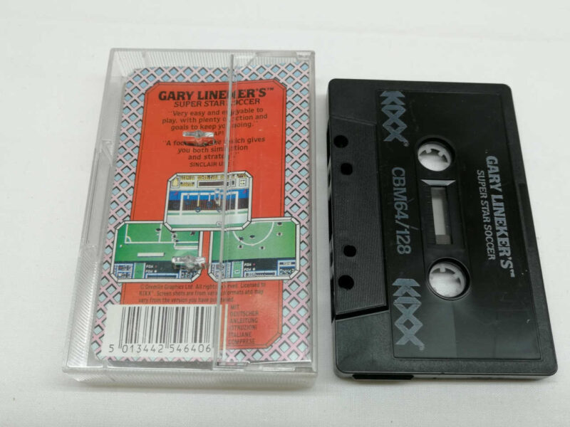 Gary Lineker’s Superstar Soccer Commodore 64 Cassette Game Commodore 64 3