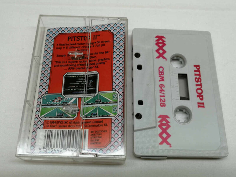 Pitstop II Commodore 64 Cassette Game Commodore 64 3