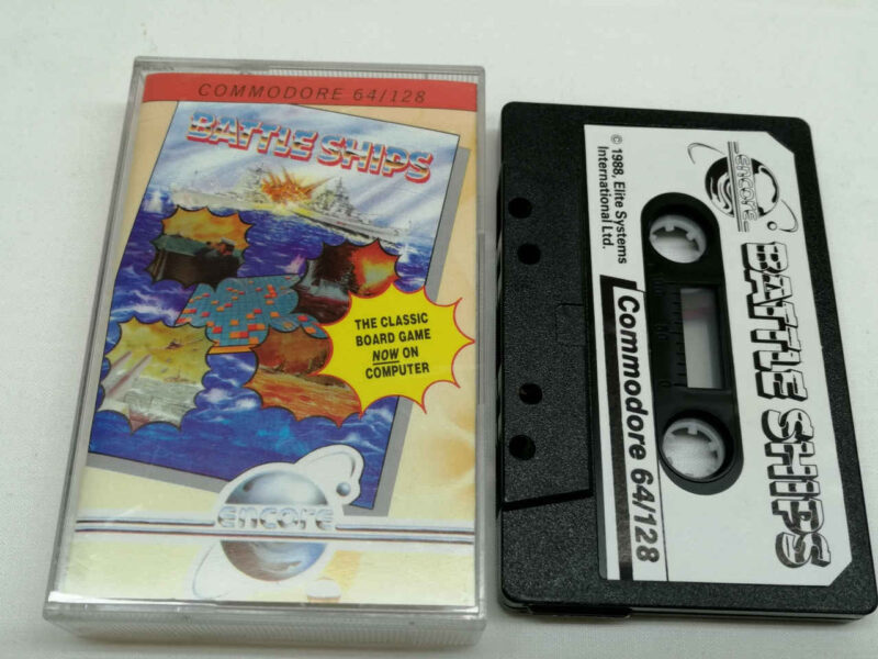 Battle Ships Commodore 64 Cassette Game Commodore 64