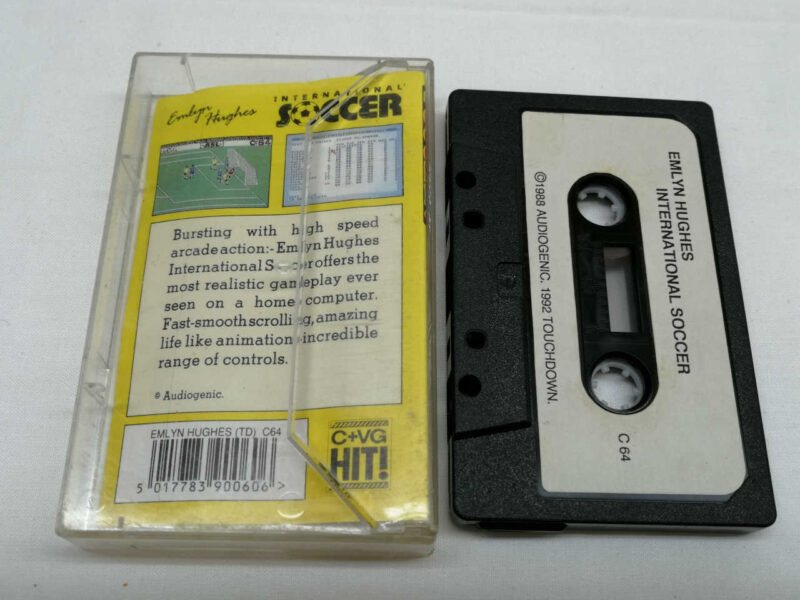 Emlyn Hughes International Soccer Commodore 64 Cassette Game Commodore 64 3