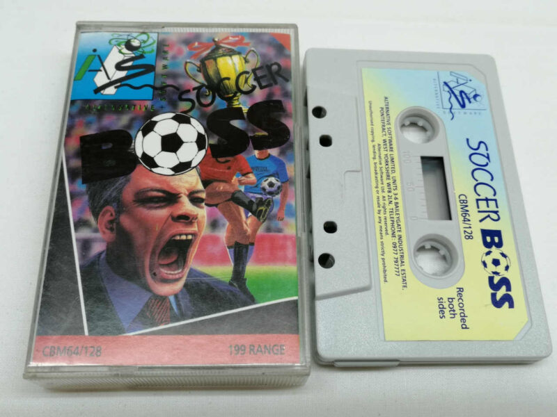 Soccer Boss Commodore 64 Cassette Game Commodore 64