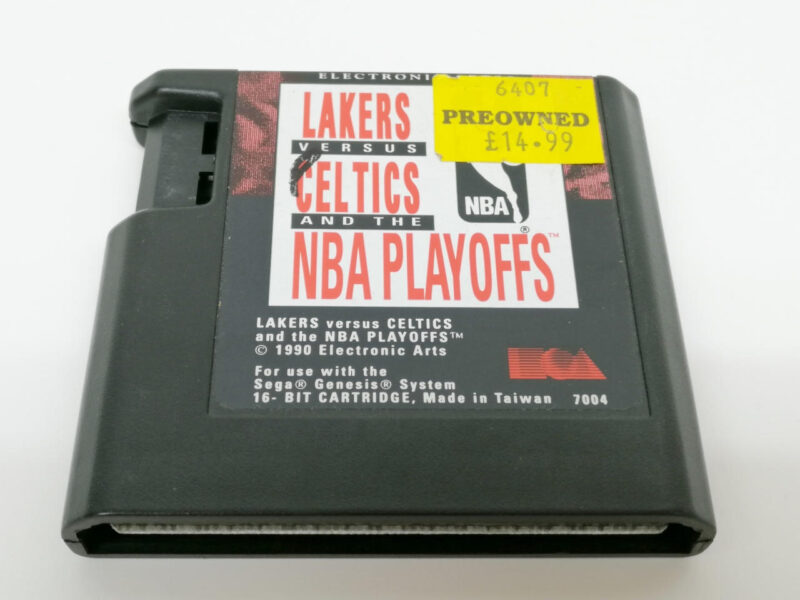 Lakers Versus Celtics And The NBA Playoffs SEGA Mega Drive Game Retro Gaming