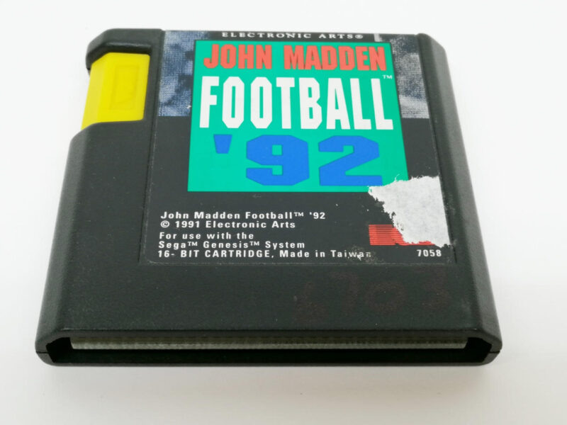 John Madden Football ’92 SEGA Mega Drive Game Retro Gaming 5