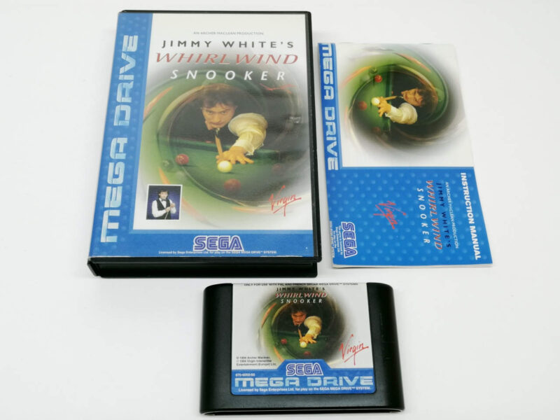 Jimmy White’s Whirlwind Snooker SEGA Mega Drive Game Retro Gaming
