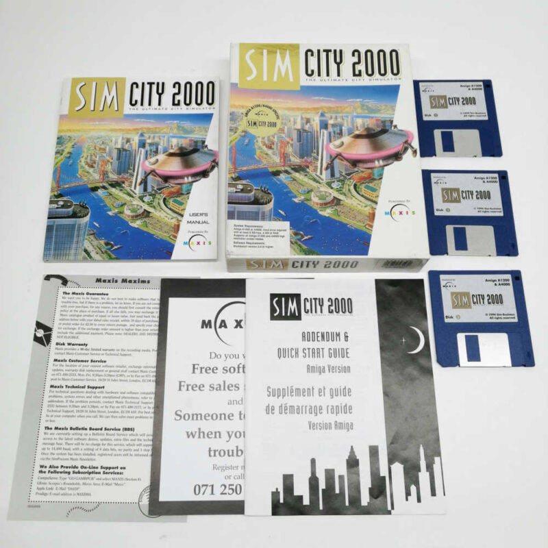 SIM CITY 2000 Commodore Amiga 1200 Game Commodore Amiga
