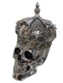 The Fallen Queen 14″ Silver Skull Ornament Figurines Large (30-50cm) 2