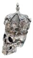 The Fallen Queen 14″ Silver Skull Ornament Figurines Large (30-50cm) 6