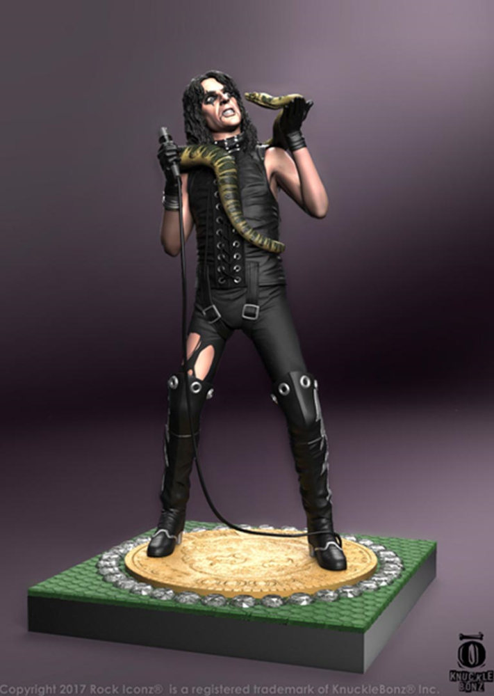 Knucklebonz Rock Iconz Alice Cooper II Snake Statue Knucklebonz Rock Iconz 3