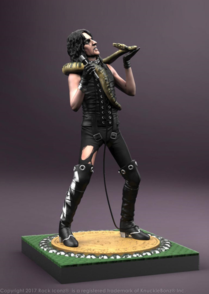 Knucklebonz Rock Iconz Alice Cooper II Snake Statue Knucklebonz Rock Iconz 5
