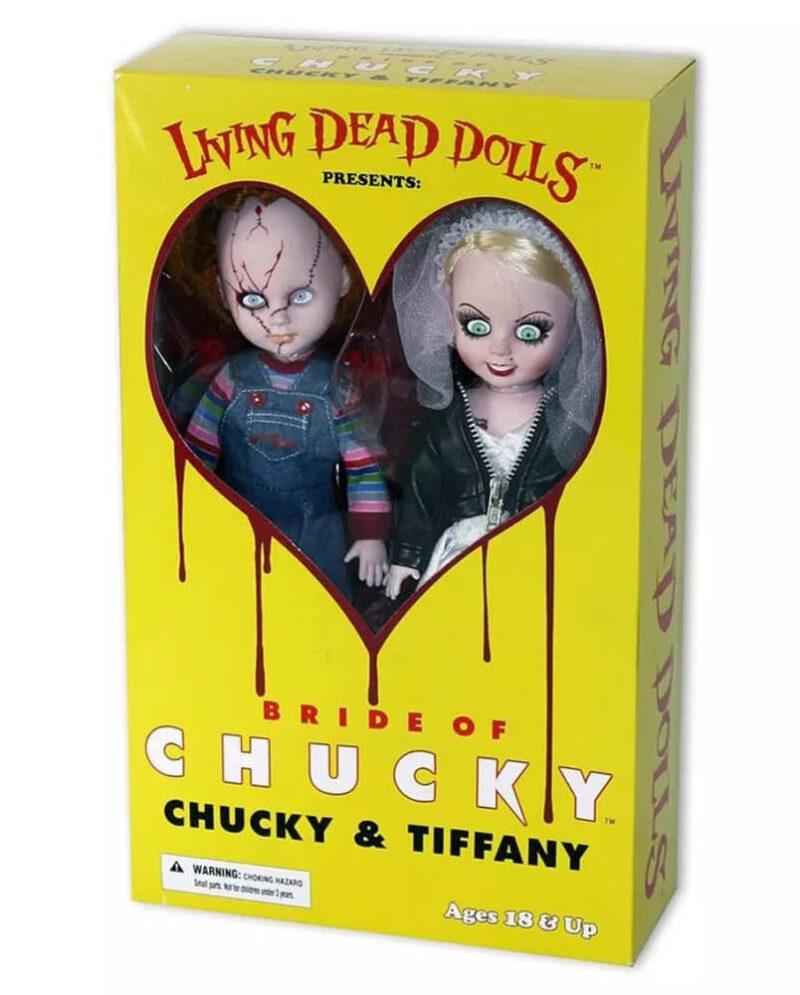 Living Dead Dolls Chucky & Tiffany Bride Of Chucky Deluxe Box Set Living Dead Dolls 5