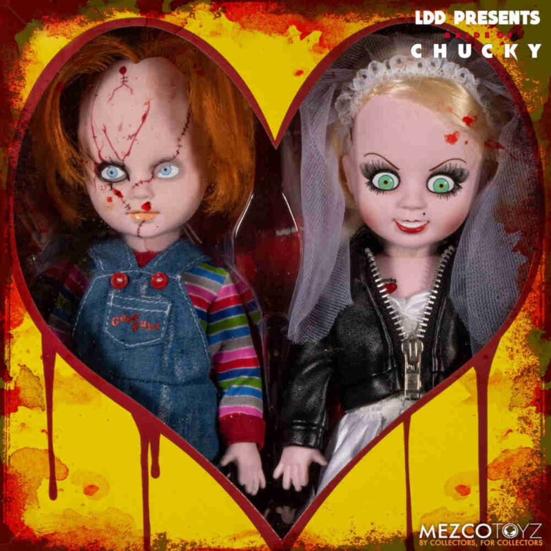 Living Dead Dolls Chucky & Tiffany Bride Of Chucky Deluxe Box Set Living Dead Dolls 3