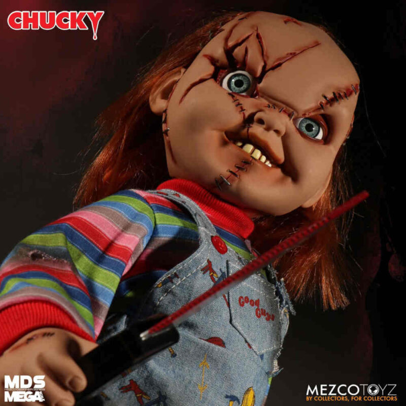 MDS Mega Scale Bride of Chucky 15″ Talking Scarred Chucky Figure MDS Mega Scale 11