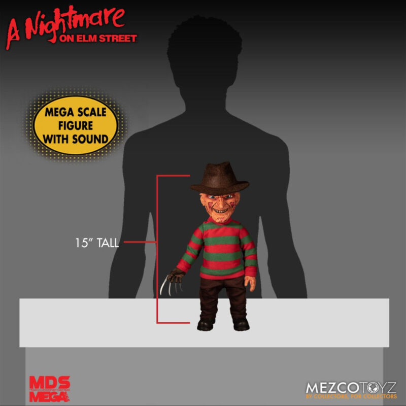 MDS Mega Scale A Nightmare on Elm Street 15″ Talking Freddy Krueger Figure MDS Mega Scale 13