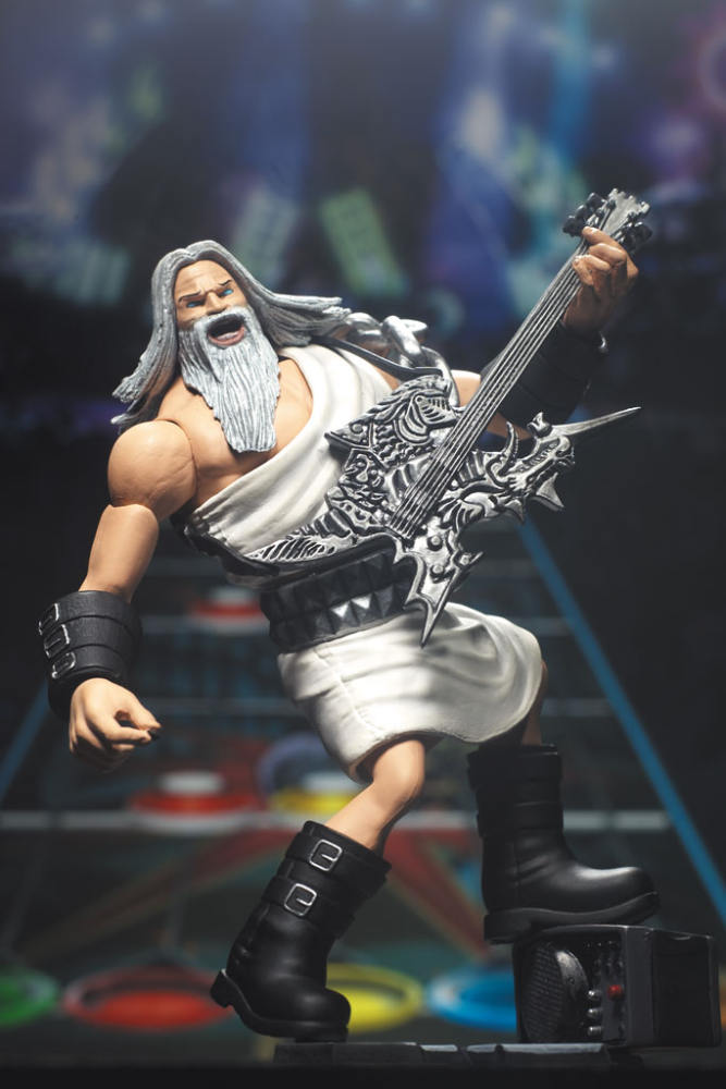 God of Rock (White Toga) Guitar Hero Series 1 Figure 7" Figures 5