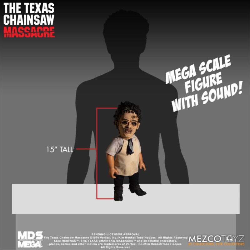 MDS Mega Scale The Texas Chainsaw Massacre (1974) 15″ Talking Leatherface Figure MDS Mega Scale 15