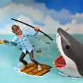 Toony Terrors Jaws Quint And Shark 2-pack 6″ Scale Action Figures Toony Terrors 22