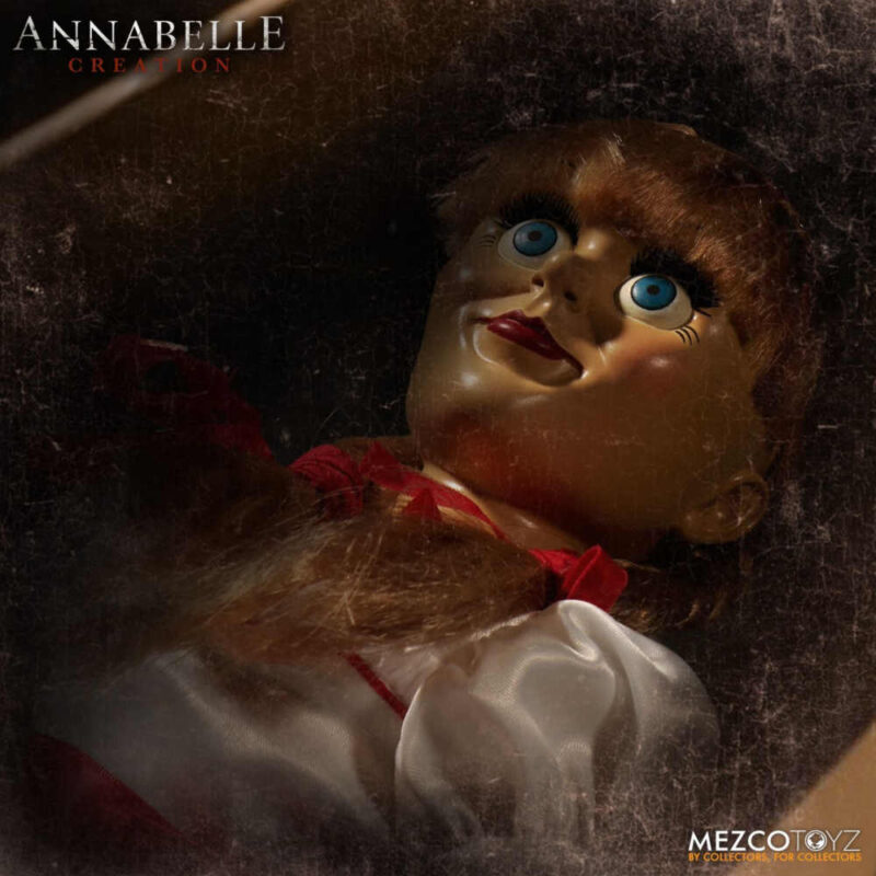 MDS Annabelle Creation 18″ Roto Plush Scaled Prop Replica Doll Masks & Prop Horror Replicas 5