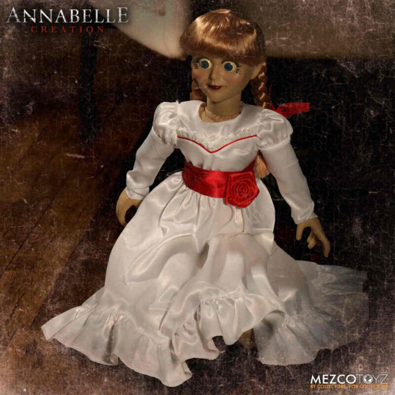 MDS Annabelle Creation 18″ Roto Plush Scaled Prop Replica Doll Masks & Prop Horror Replicas 9