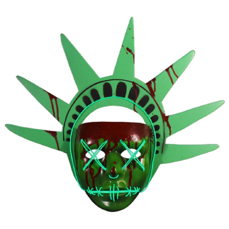 The Purge Election Year Lady Liberty Light Up Mask Masks 7