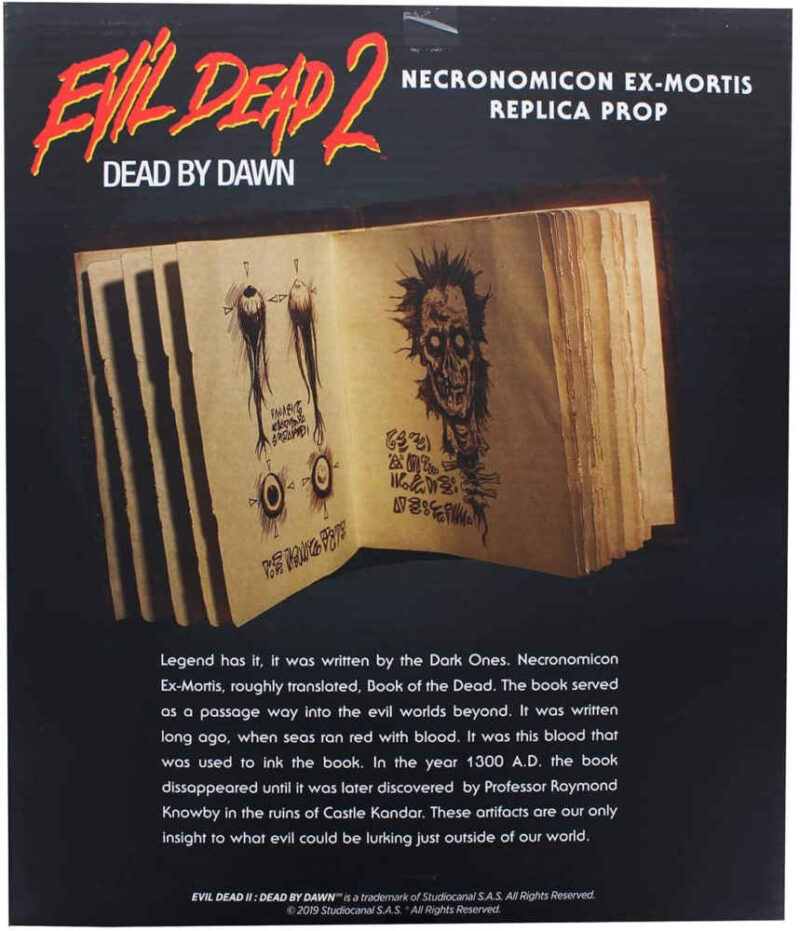 TRICK OR TREAT STUDIOS Evil Dead 2: Book of the Dead Necronomicon Prop Replica Masks & Prop Replicas 9