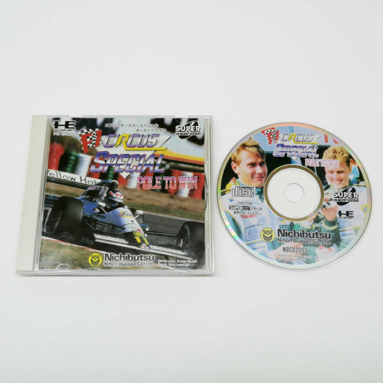 F1 Circus Special Pole To Win – PC Engine CD-ROM Game NTSC-J Japanese Version NEC PC Engine