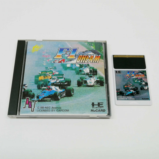 F1 Dream – PC Engine HuCARD Game NTSC-J Japanese Version NEC PC Engine