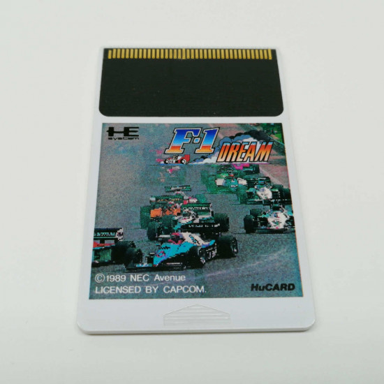 F1 Dream – PC Engine HuCARD Game NTSC-J Japanese Version NEC PC Engine 7