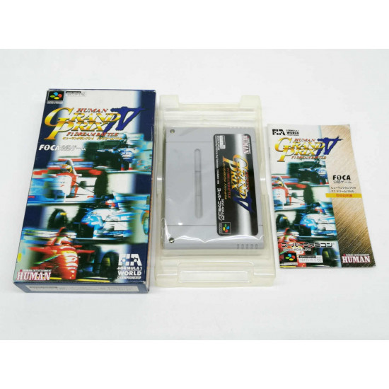 Human Grand Prix IV F1 Dream Battle Super Famicom / Snes Game – NTSC-J Japanese Version Nintendo