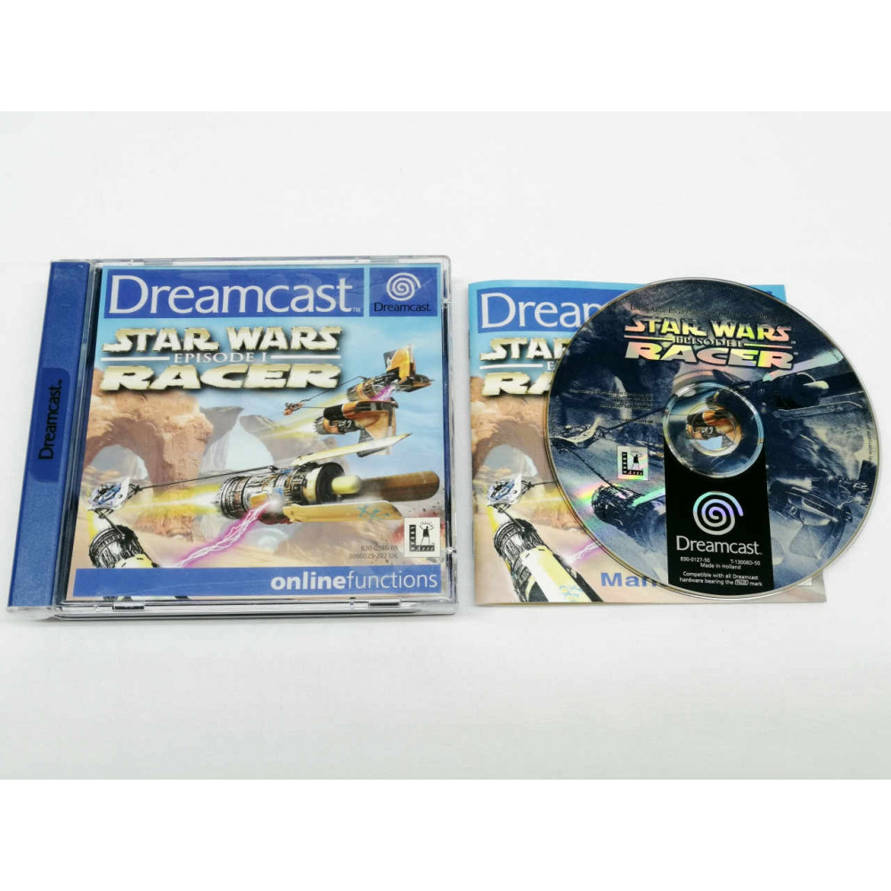 Star Wars Episode I Racer SEGA Dreamcast Game Retro Gaming