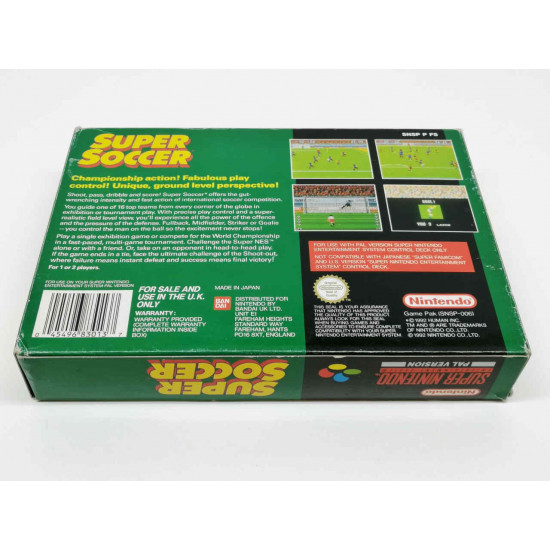 Super Soccer Super Nintendo / Snes Game Nintendo 15