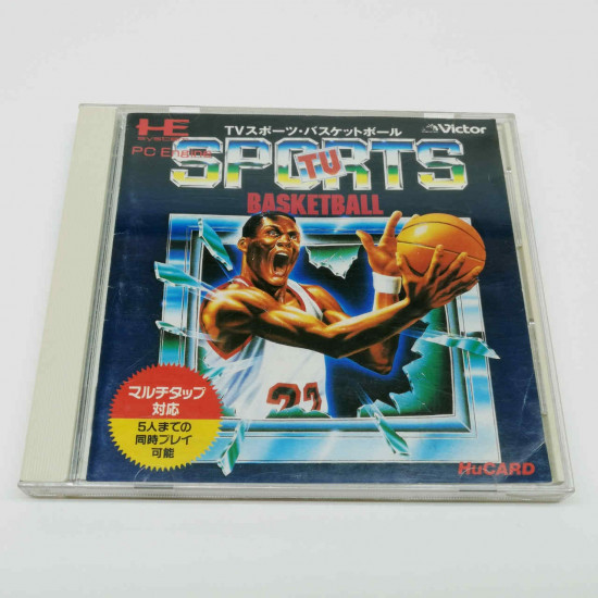TV Sports Basketball – PC Engine HuCARD Game NTSC-J Japanese Version NEC PC Engine 2