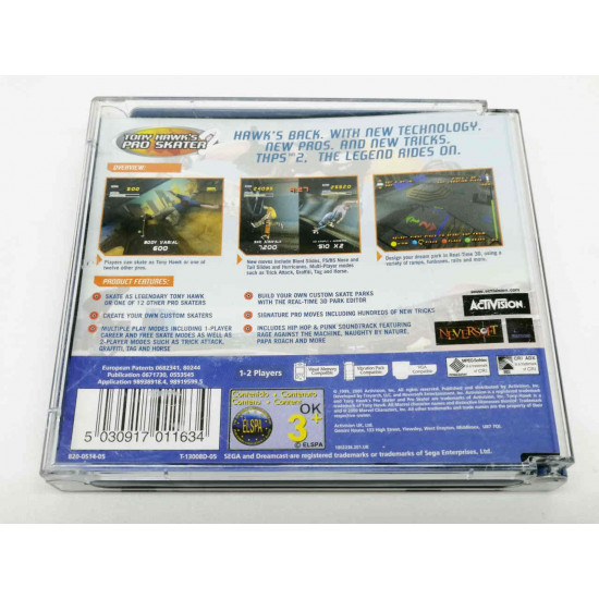 Tony Hawk’s Pro Skater 2 SEGA Dreamcast Game Retro Gaming 5