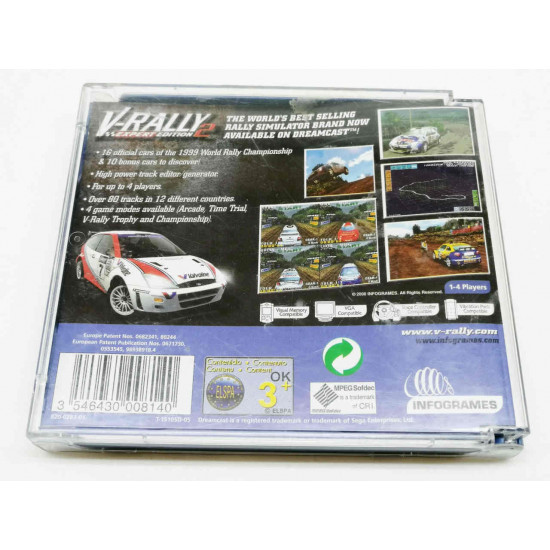 V-Rally 2 Expert Edition SEGA Dreamcast Game Retro Gaming 5