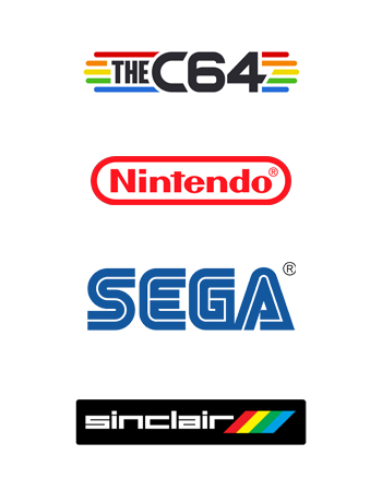 Retro Gaming Sub Navigation Logos