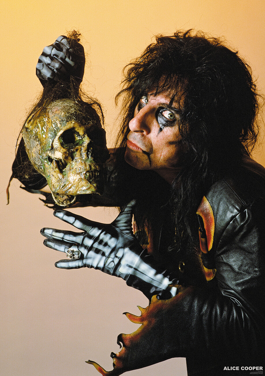 Knucklebonz Rock Iconz Alice Cooper II Snake Statue