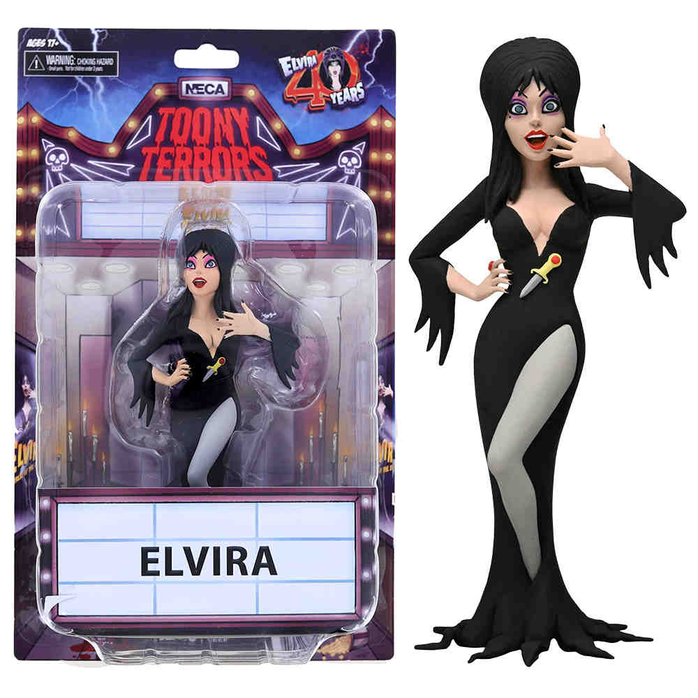 Toony Terrors Series 6 Elvira Mistress of the Dark Figure Toony Terrors