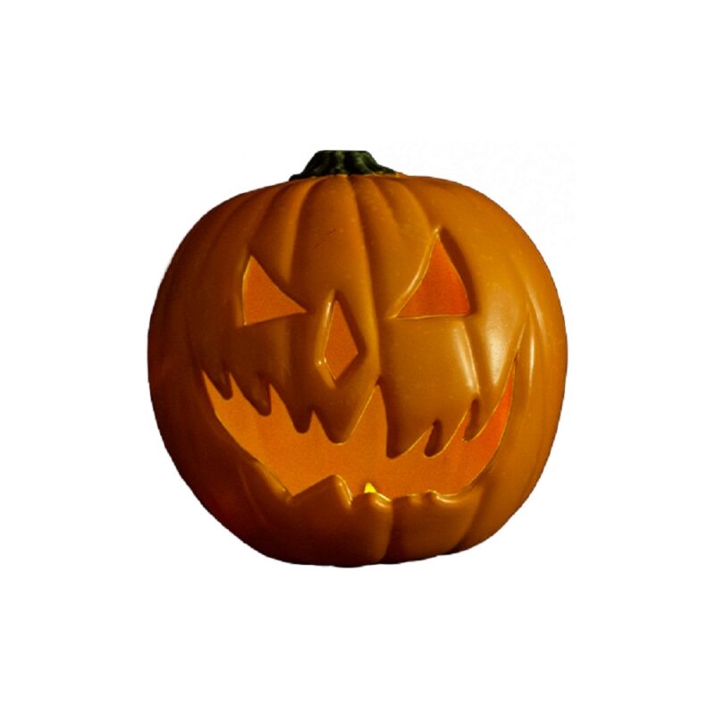 TRICK OR TREAT STUDIOS Halloween 6 The Curse of Michael Myers Light Up Pumpkin Prop Masks & Prop Horror Replicas