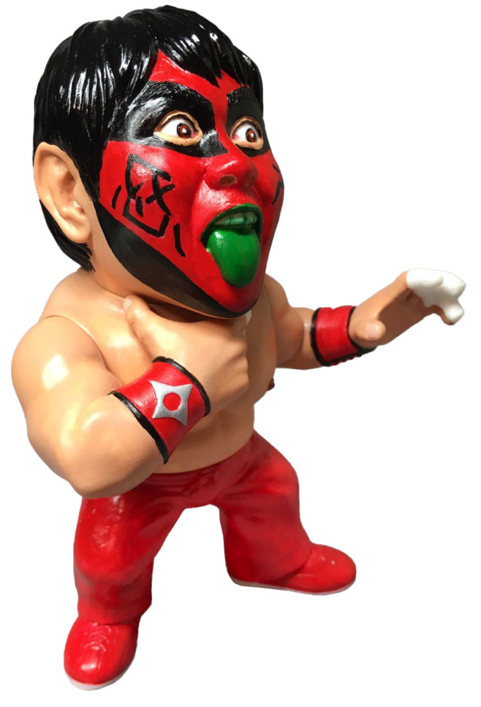 16d Collection Legend Masters 016 The Great Muta 90s Red Paint Soft Vinyl Statue Good Smile Co. 7
