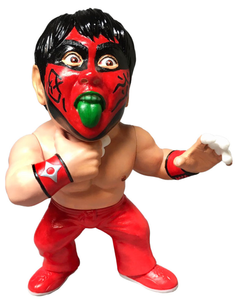 16d Collection Legend Masters 016 The Great Muta 90s Red Paint Soft Vinyl Statue Good Smile Co.